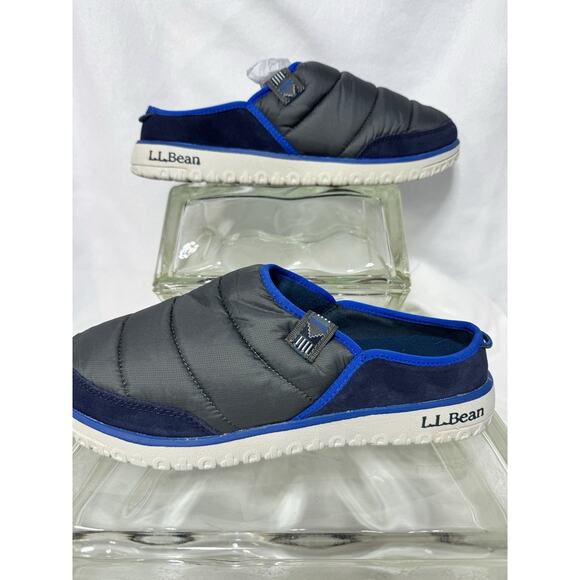 LL Bean Bean Quilted indoor/outdoor slippers. mens 9 NIB - Picture 1 of 6